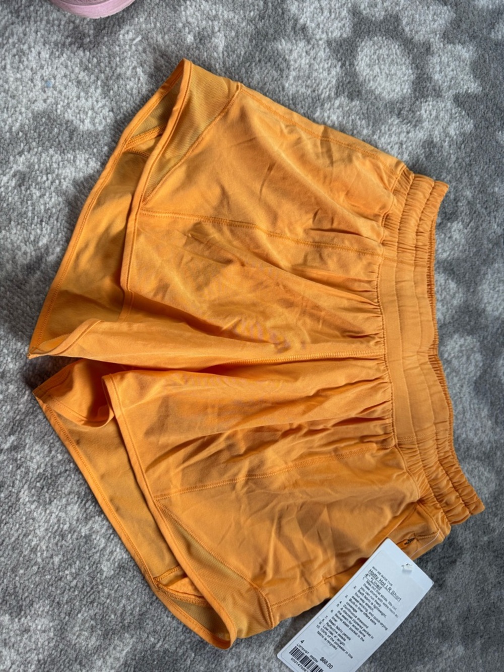 lululemon athletica hotty hot low rise 4” size 4